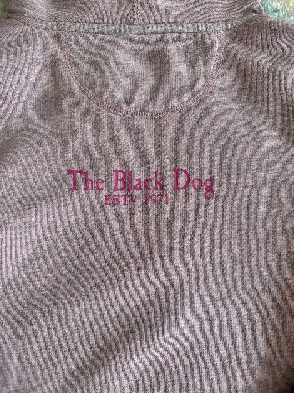 Black Dog Woman’s Purple & Pink Hoodie